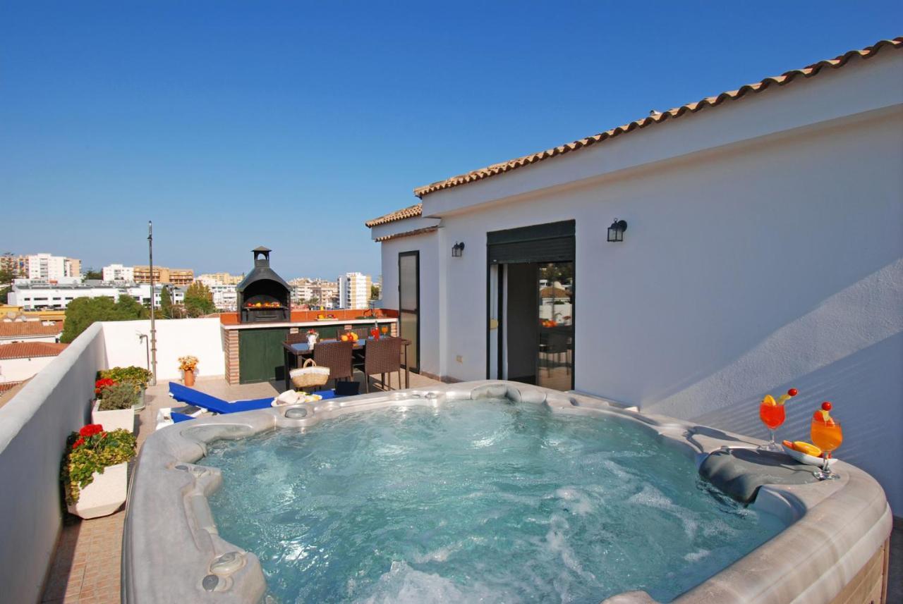 Isla De Benalmadena 1, Jacuzzi, 80M From The Sea, Ac, Bbq, Private Parking, Big Terrace Apartment ภายนอก รูปภาพ